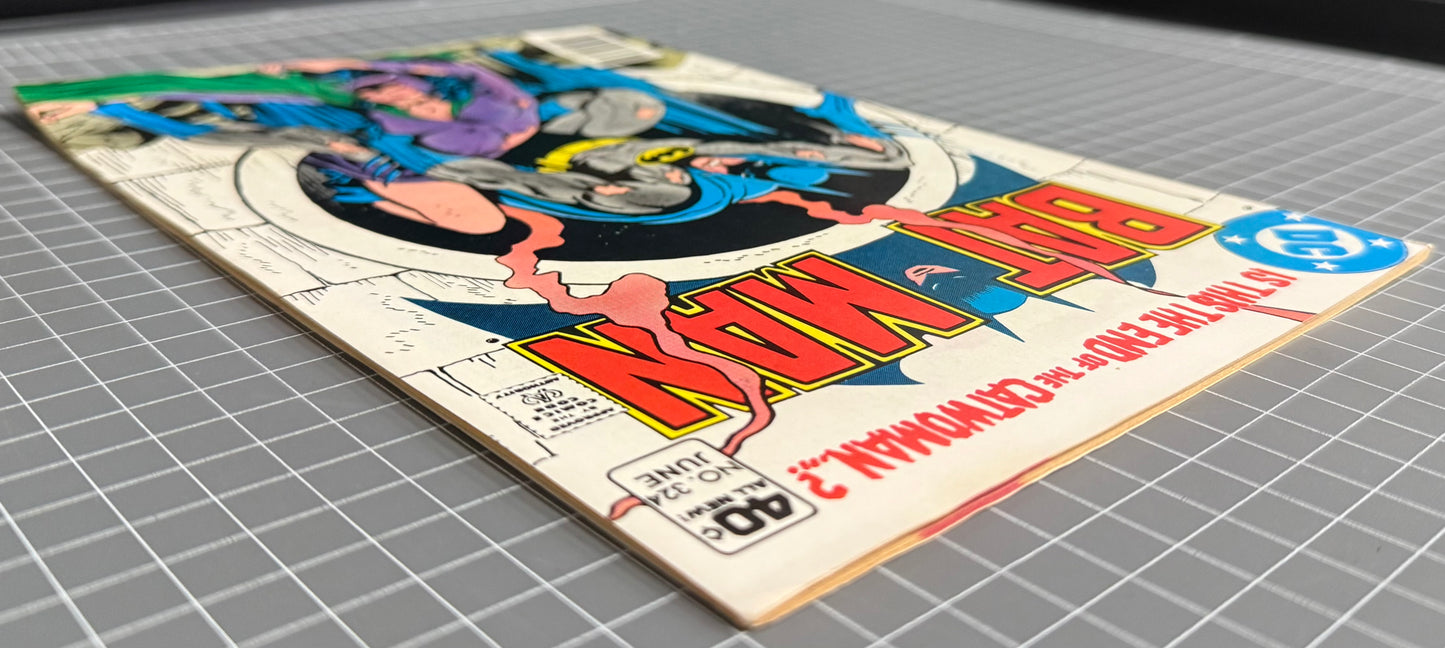 🔑 BATMAN #324 [DC COMICS] NEWSSTAND COMIC *COVER ART BY JIM APARO* 1980