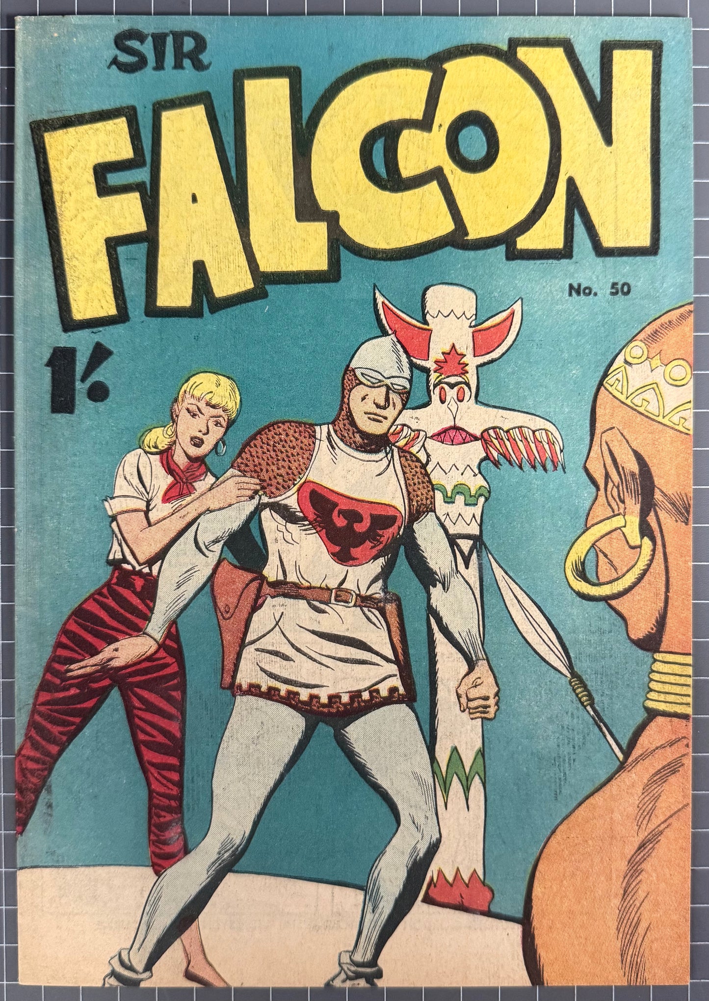 SIR FALCON #50 [TRICHO PUBLICATIONS] AUSTRALIAN PRE-DECIMAL COMIC 1962