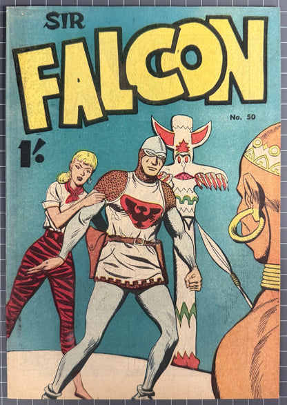 SIR FALCON #50 [TRICHO PUBLICATIONS] AUSTRALIAN PRE-DECIMAL COMIC 1962