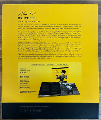 BRUCE LEE: THE DRAGON COLLECTION LIMITED EDITION BOX SET COLLECTOR'S ALBUM DVDs
