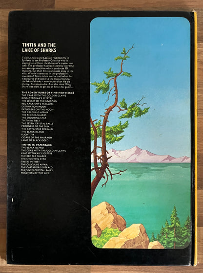 Tintin and the Lake of Sharks by Herge, Hardcover, 1974, Tintin Film Book
