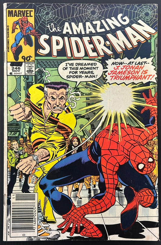 THE AMAZING SPIDER-MAN #246 [MARVEL COMICS] NEWSSTAND 1983 VG+
