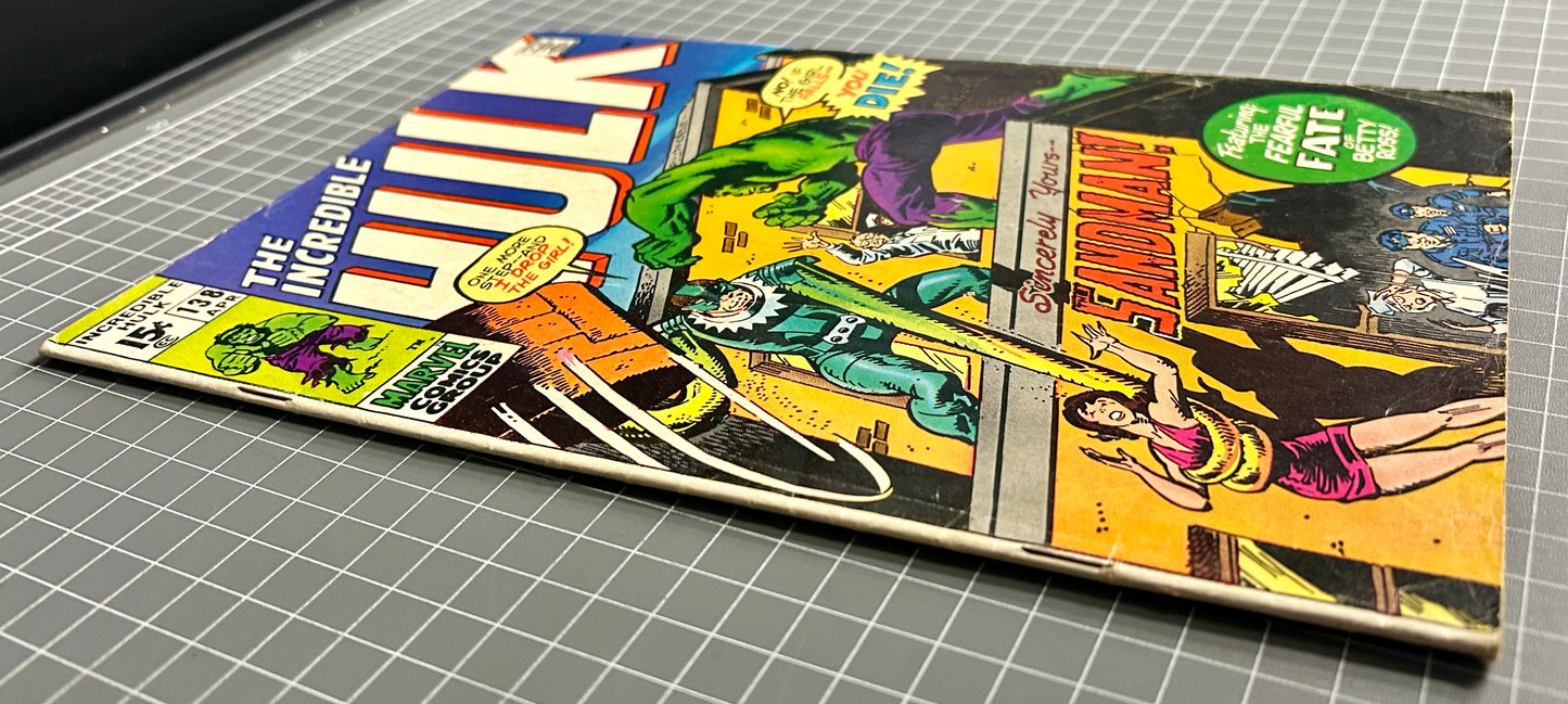 THE INCREDIBLE HULK #138 [MARVEL COMICS] DIRECT 1971