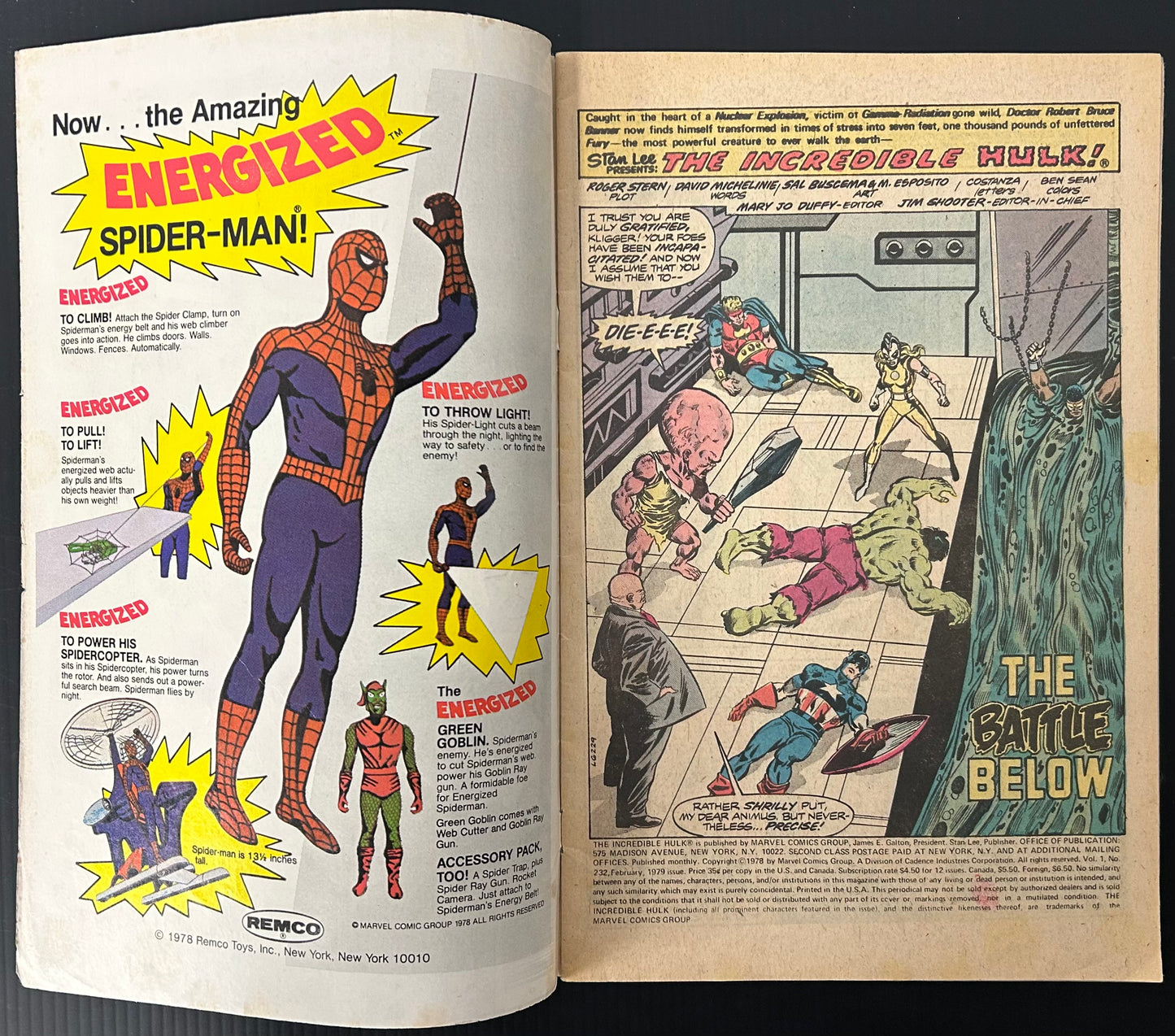 THE INCREDIBLE HULK #232 [MARVEL COMICS] NEWSSTAND 1979 VG/FN