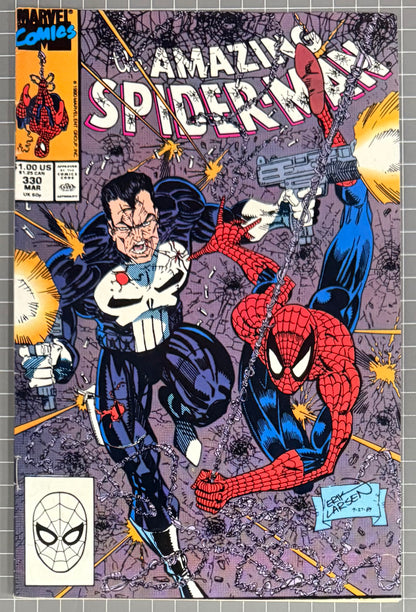 THE AMAZING SPIDER-MAN #330 [MARVEL COMICS] DIRECT *DRUGS* 1990 FN/VF