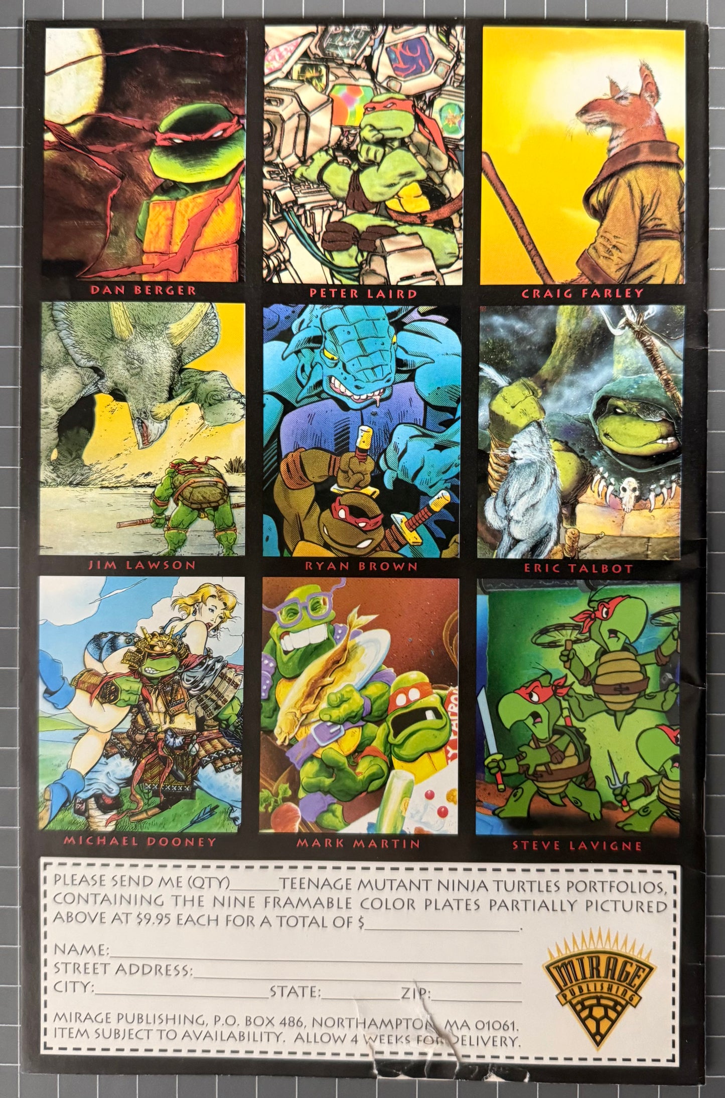 🔑 TEENAGE MUTANT NINJA TURTLES #48 (TMNT) [MIRAGE] COMIC 1992 VG/FN