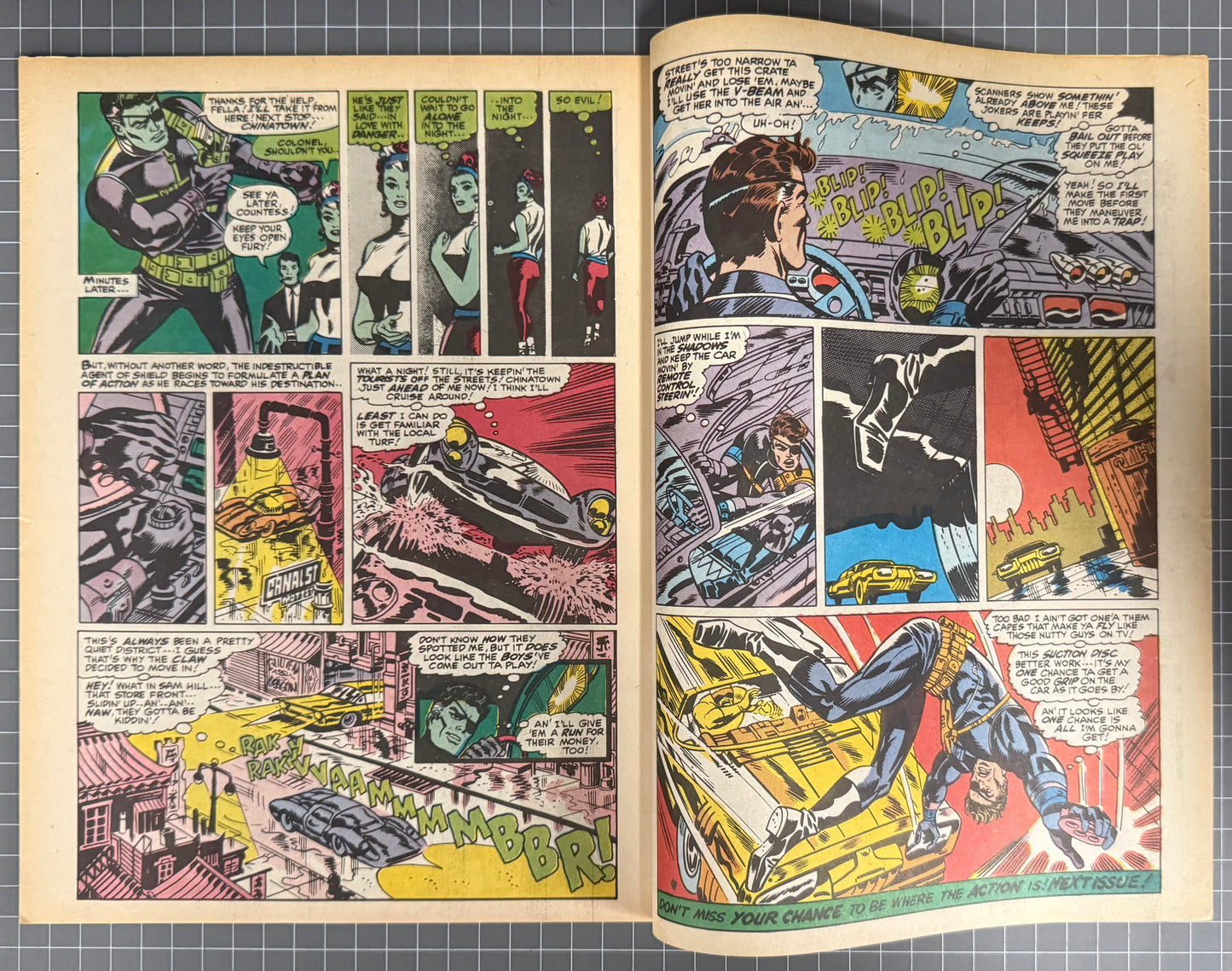 CAPTAIN BRITAIN #7 [MARVEL UK] COMIC MAGAZINE *HERB TRIMPE* 1976 VF