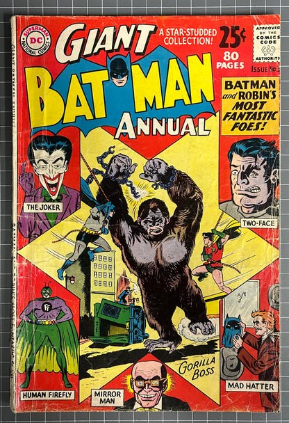 BATMAN ANNUAL #3 [DC COMICS] *1ST APPEARANCE FIREFLY* 1962 GD