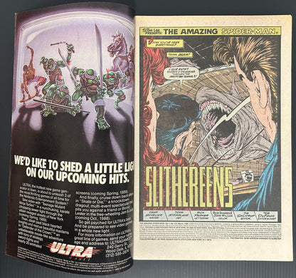 THE AMAZING SPIDER-MAN #313 [MARVEL COMICS] DIRECT 1989 VF/NM