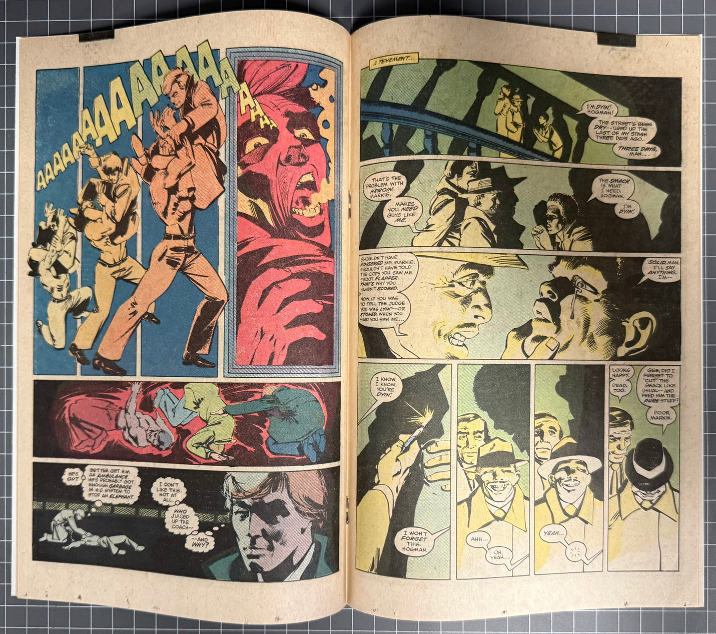 🔑 DAREDEVIL #184 [MARVEL COMICS] DIRECT *DAREDEVIL & PUNISHER TEAM-UP* 1982 NM-