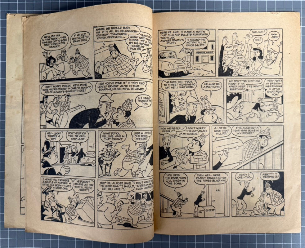 ABBOTT AND COSTELLO #3 (M. RUBIN) AUSTRALIAN PRE-DECIMAL COMIC 1955