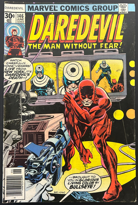 DAREDEVIL #146 [MARVEL COMICS] NEWSSTAND 1977 VG-