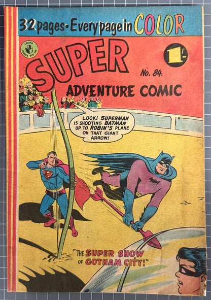 SUPER ADVENTURE COMIC #84 [COLOUR COMICS] AUSTRALIAN PRE-DECIMAL *SCARCE* 1957