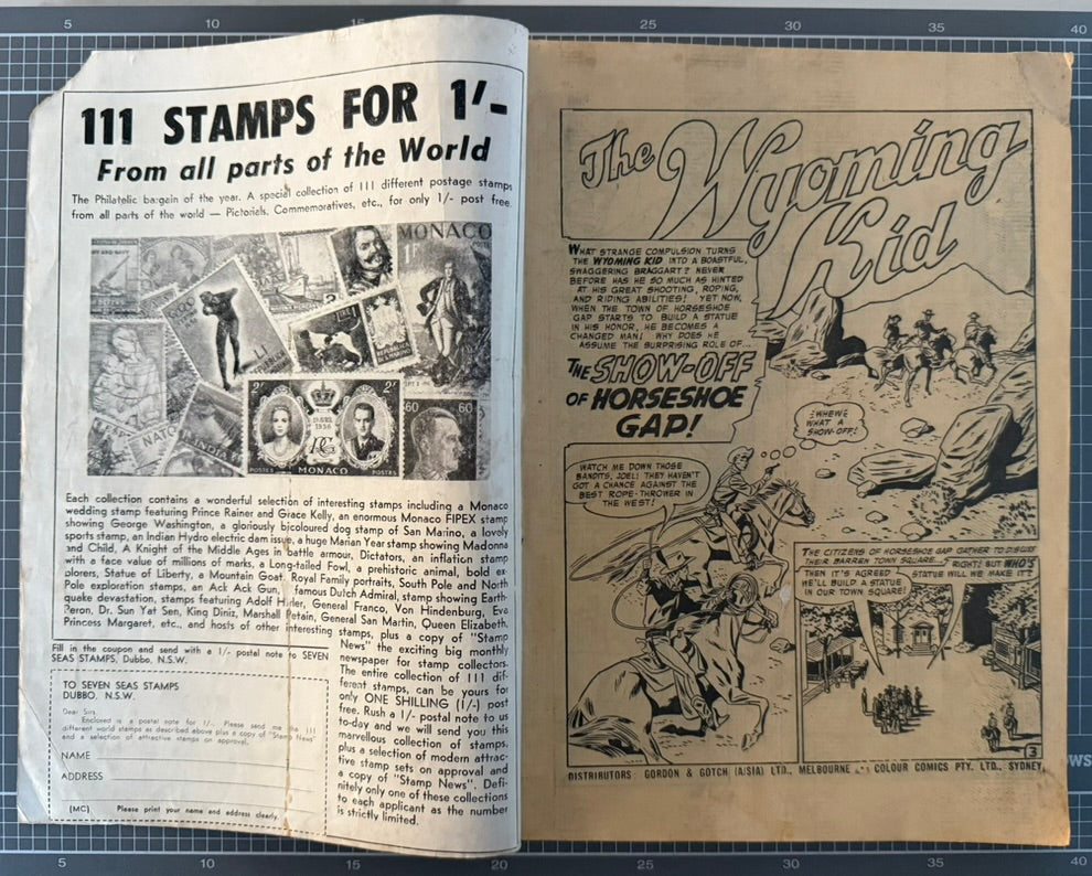 🔑 HUNDRED COMIC MONTHLY #12 [COLOUR COMICS] AUSTRALIAN DC 1957