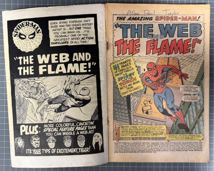 🔑 THE AMAZING SPIDER-MAN ANNUAL #4 [MARVEL COMICS] DIRECT 1967 GD+