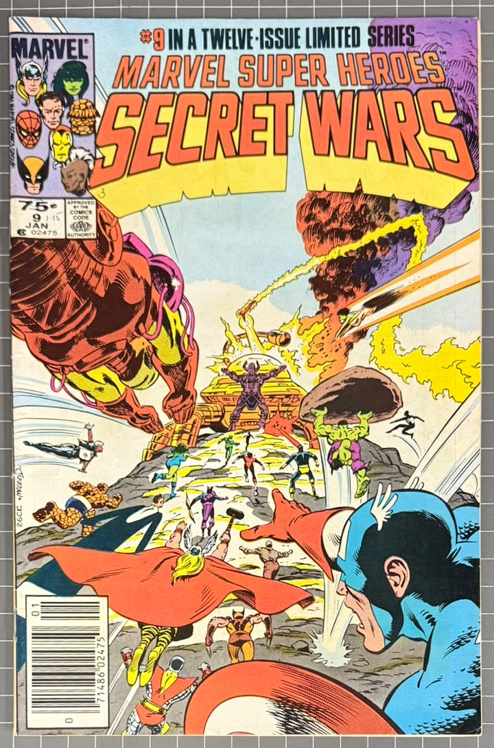 MARVEL SUPER HEROES SECRET WARS #9 [MARVEL COMICS] NEWSSTAND 1985 FN/VF