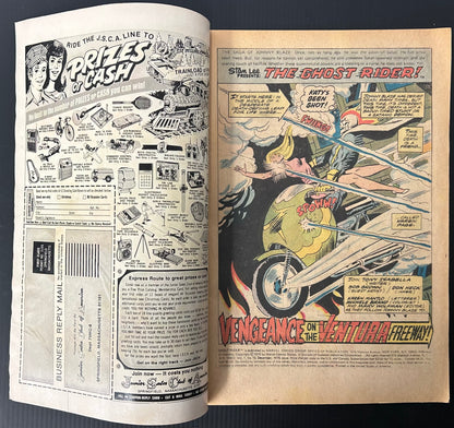 GHOST RIDER #15 [MARVEL COMICS] DIRECT 1975 VG+