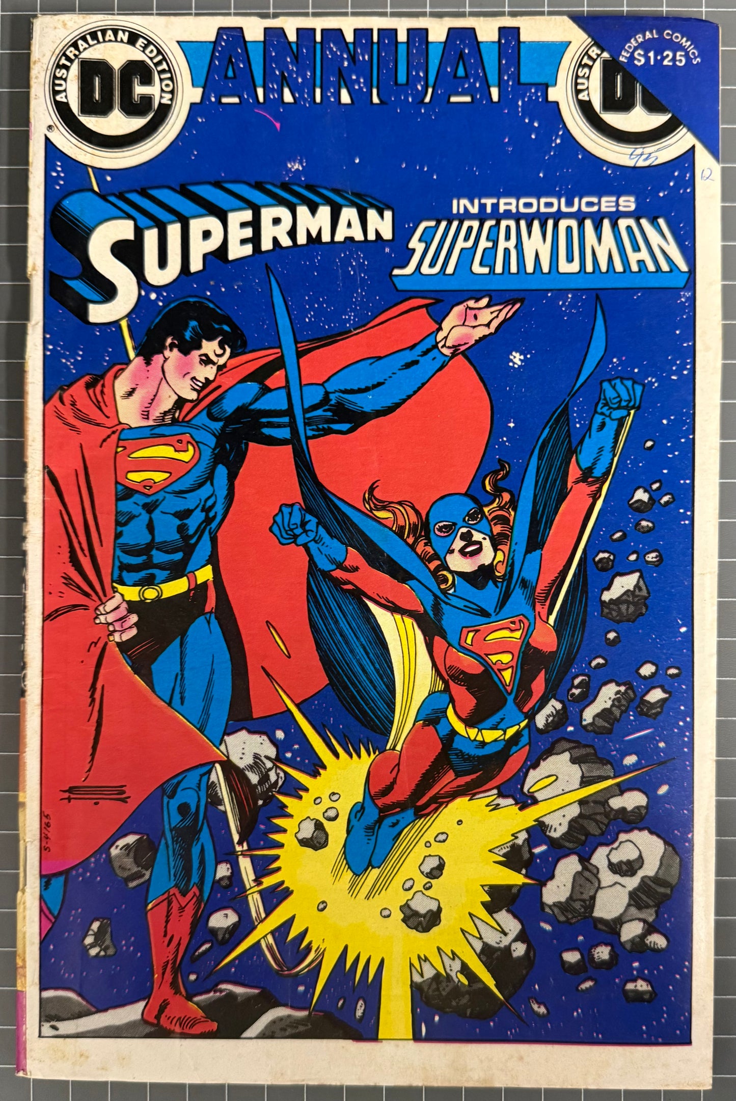 🔑 SUPERMAN INTRODUCES SUPERWOMAN ANNUAL [FEDERAL] AUSTRALIAN COMIC 1984