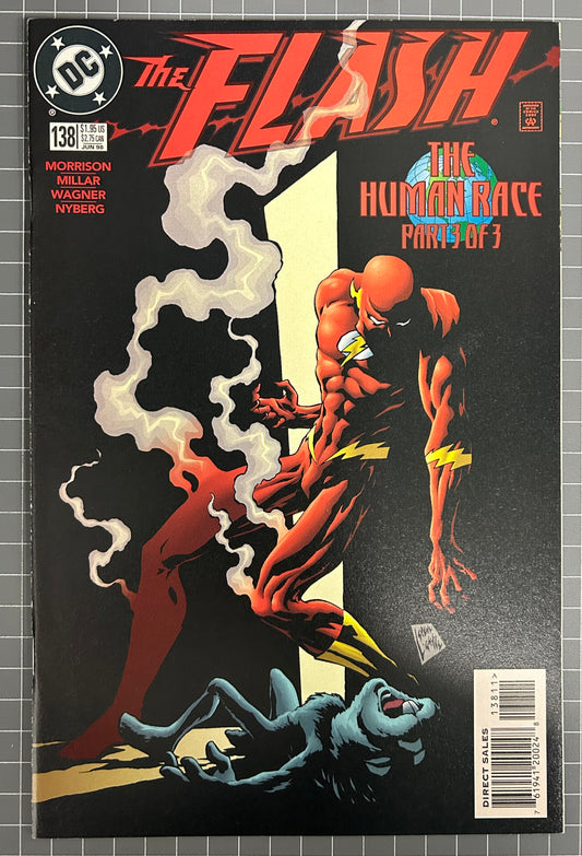 🔑 THE FLASH #138 [DC COMICS] NEWSSTAND *BLACK FLASH DEBUT* 1998 V/NM
