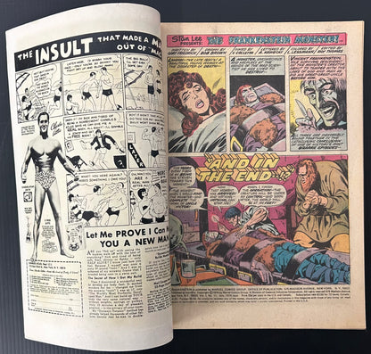 FRANKENSTEIN #11 [MARVEL COMICS] DIRECT 1974 VG