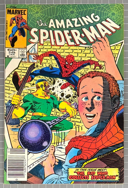 THE AMAZING SPIDER-MAN #248 [MARVEL COMICS] NEWSSTAND 1984 VG/FN