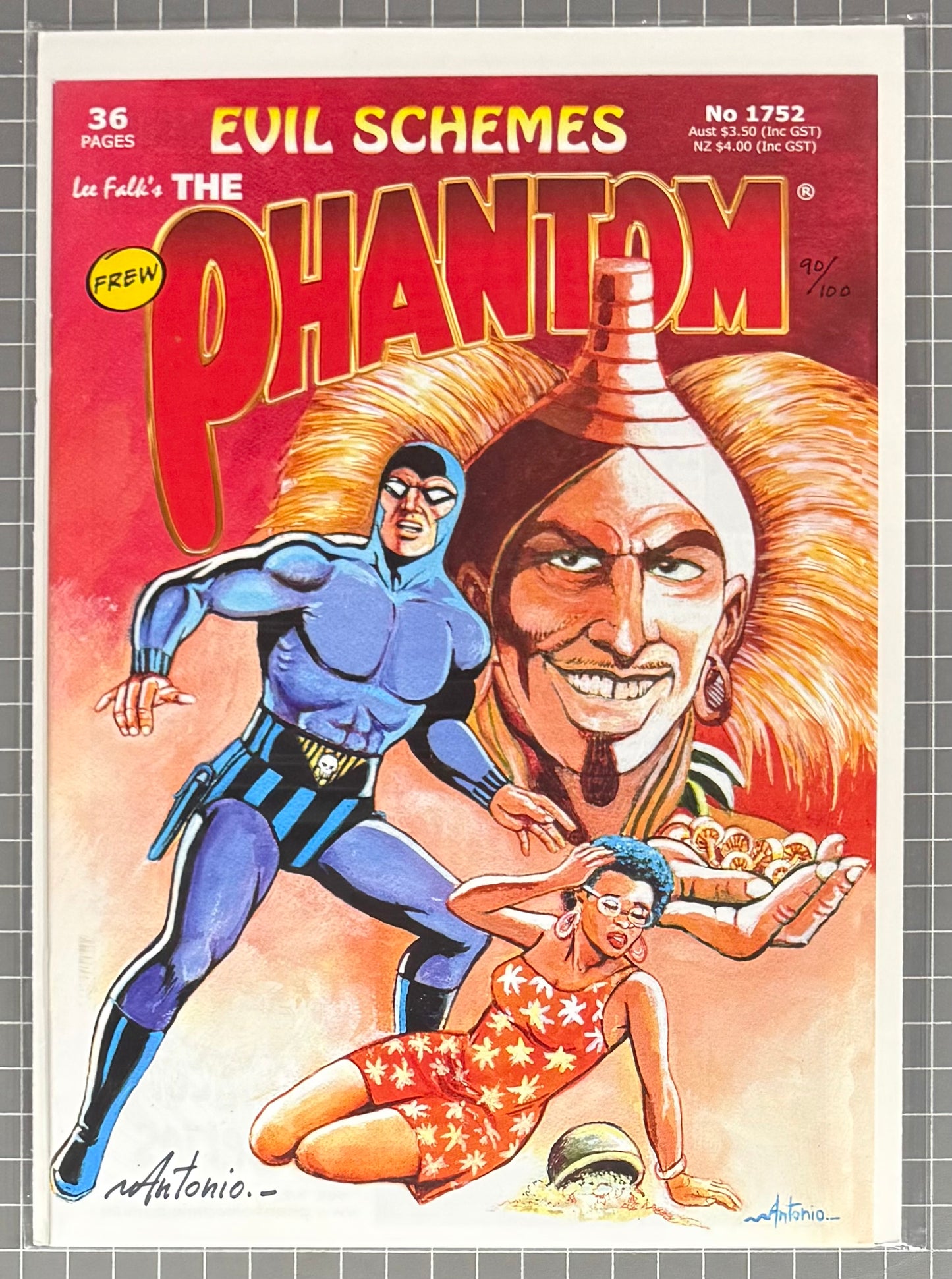 THE PHANTOM #1752 [FREW] ***SIGNED & LIMITED*** AUSTRALIAN COMIC 2016 NM