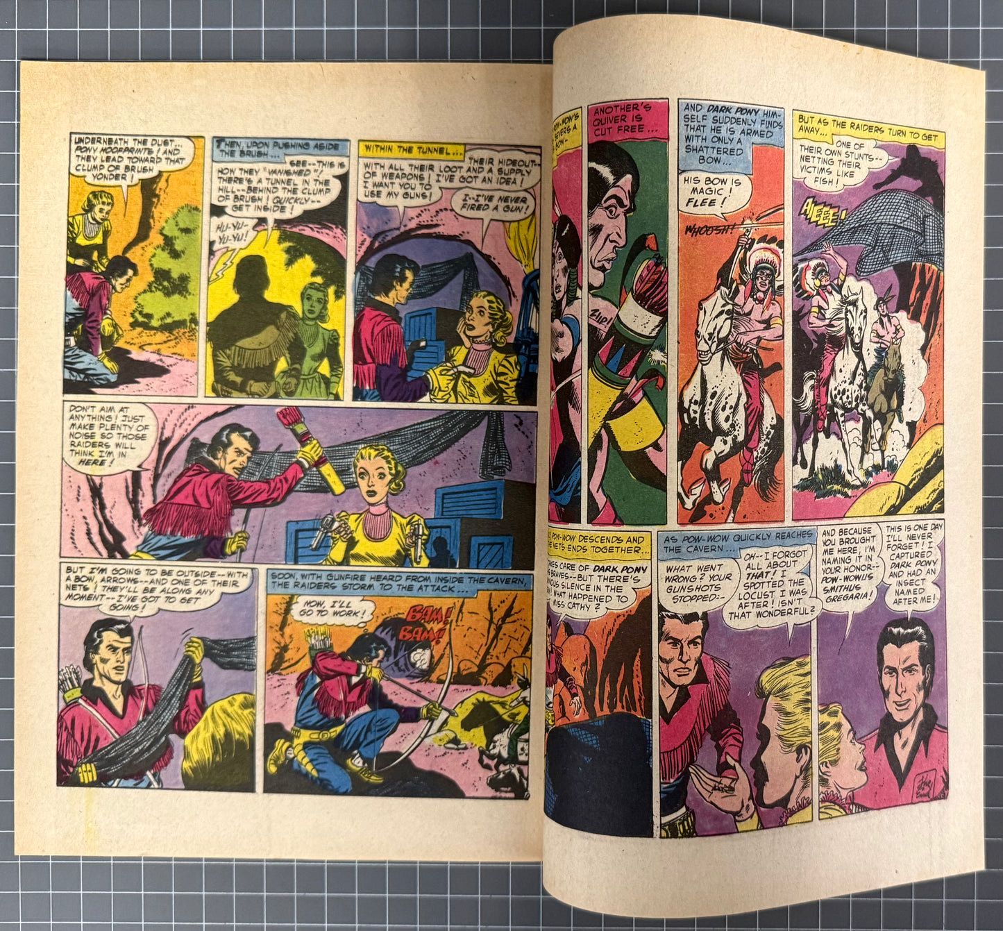 DAVY CROCKETT AND THE FRONTIER FIGHTERS #11 [COLOUR COMICS] AUSTRALIAN 1956