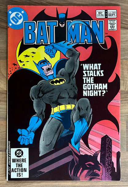 BATMAN #351 [DC COMICS] DIRECT 1982 VF