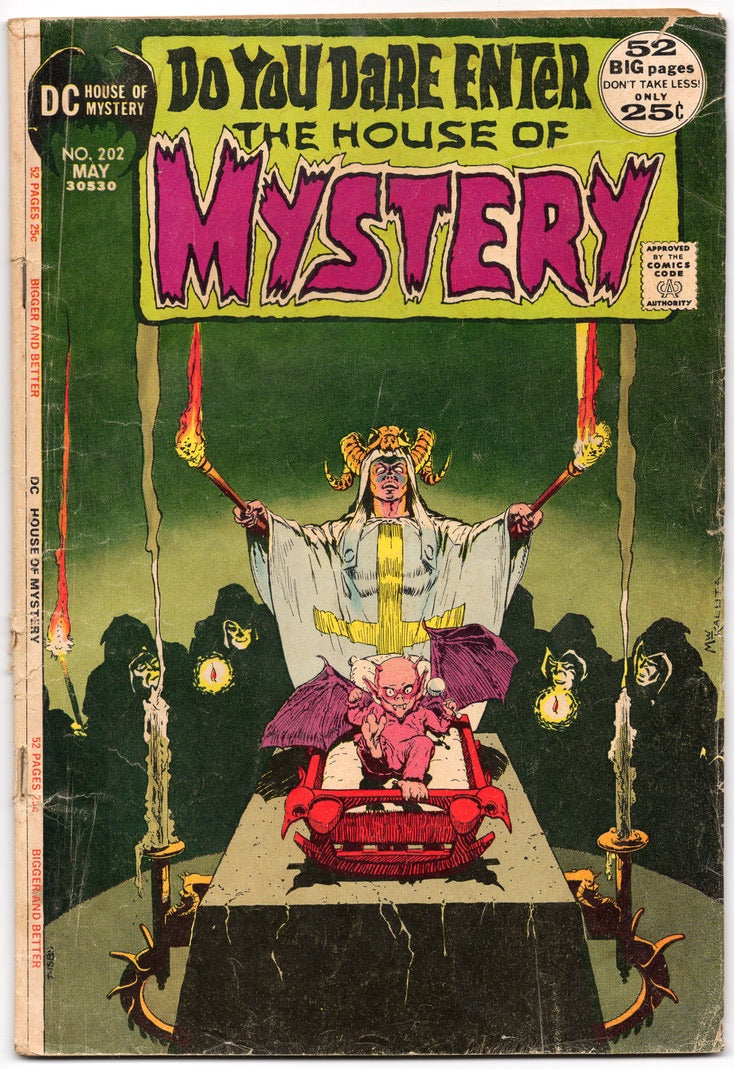 HOUSE OF MYSTERY #202 [DC COMICS] DIRECT 1972 GD