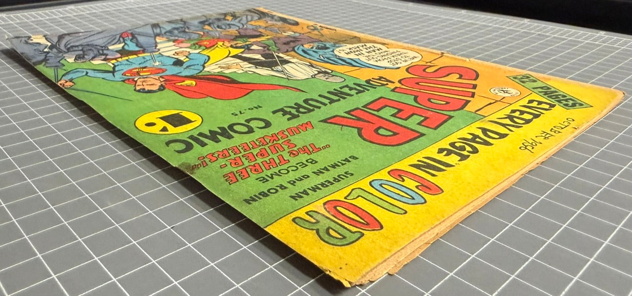 SUPER ADVENTURE COMIC #75 [COLOUR COMICS] AUSTRALIAN PRE-DECIMAL *SCARCE* 1956