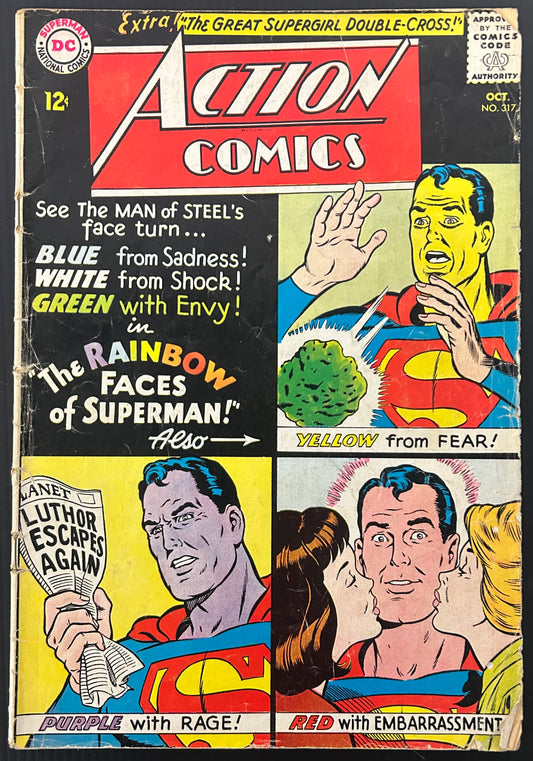 ACTION COMICS #317 [DC COMICS] DIRECT 1965 GD/VG