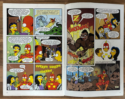 SIMPSONS SUPER SPECTACULAR #1 [OTTO PRESS] AUSTRALIAN COMIC REPRINT 2010 VG