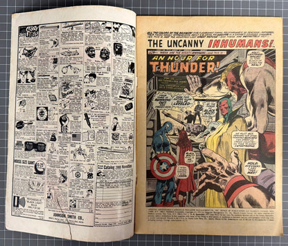 AMAZING ADVENTURES #8 [MARVEL COMICS] *INHUMANS & BLACK WIDOW* 1971 GD+