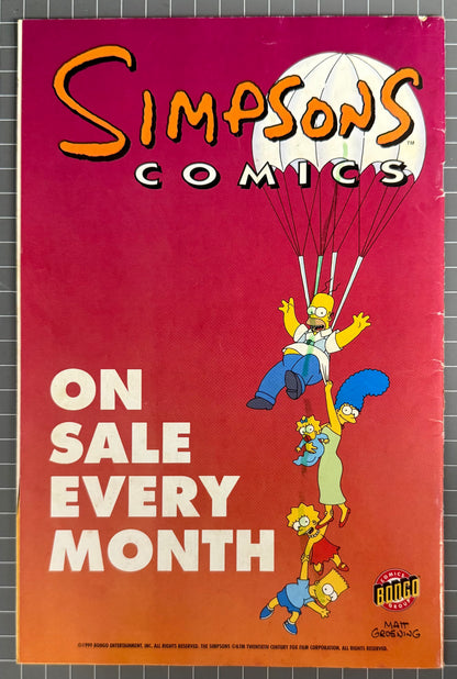BARTMAN #1 [OTTO PRESS] AUSTRALIAN PRICE VARIANT (APV) COMIC 1999 FN-