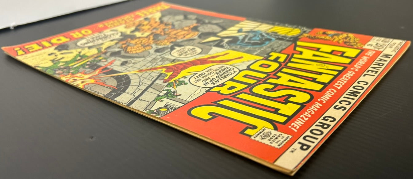 🔑 FANTASTIC FOUR #119 [MARVEL COMICS] DIRECT *BLACK PANTHER NAME CHANGE* 1972