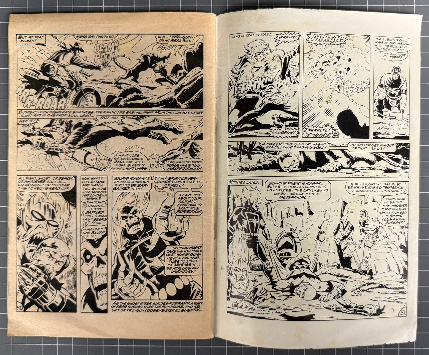 GHOST RIDER #10 [YAFFA PUBLISHING] AUSTRALIAN MARVEL DIGEST COMIC 1982