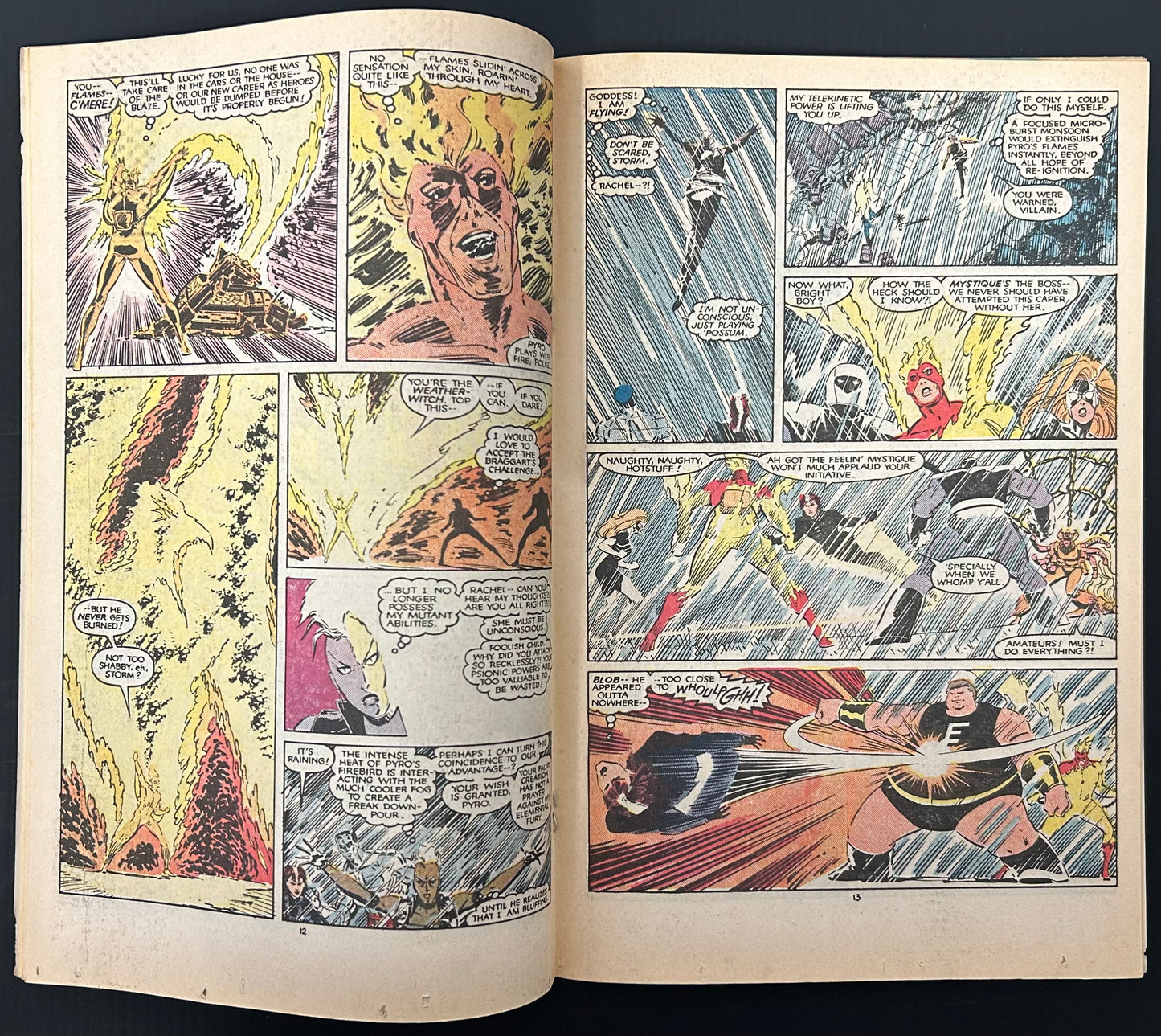 UNCANNY X-MEN #206 [MARVEL] NEWSSTAND COMIC 1986 FN-