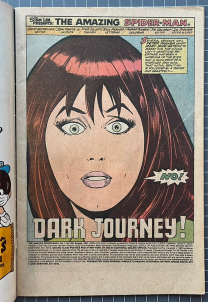 THE AMAZING SPIDER-MAN #291 [MARVEL COMICS] DIRECT 1987 FN-