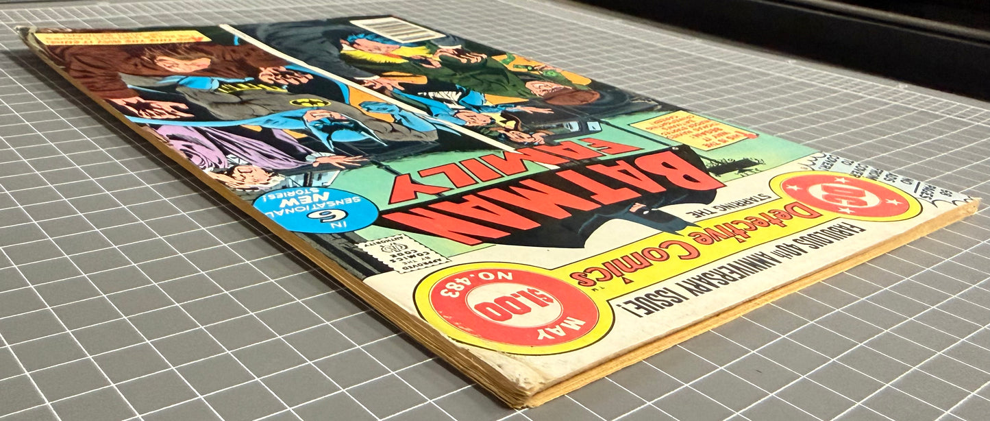 🔑 DETECTIVE COMICS #483 [DC COMICS] *1ST APP. MAXIE ZEUS* 1979 FN-