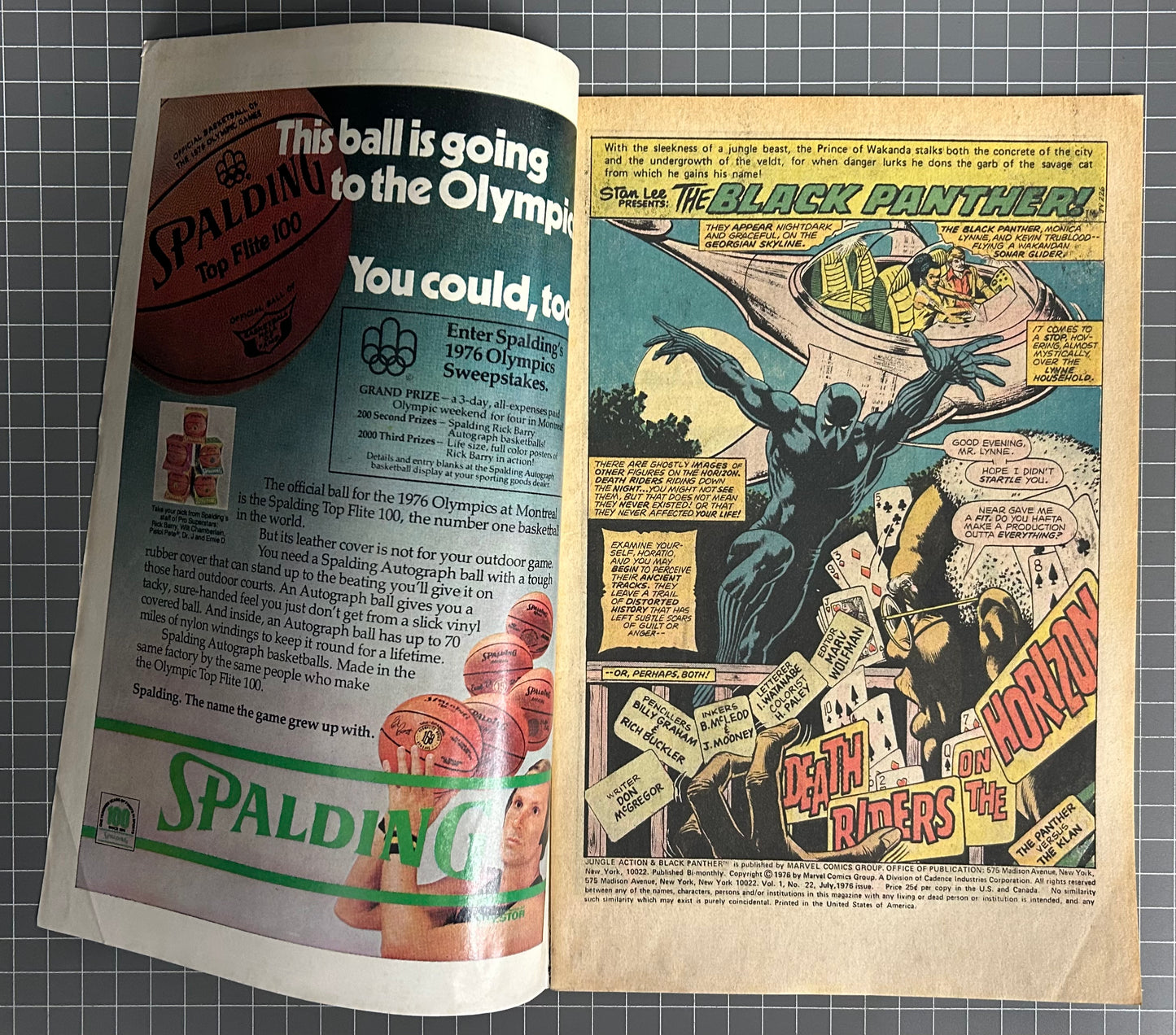 🔑 JUNGLE ACTION #22 [MARVEL COMICS] *SOUL STRANGER DEBUT* NEWSSTAND 1976 FN