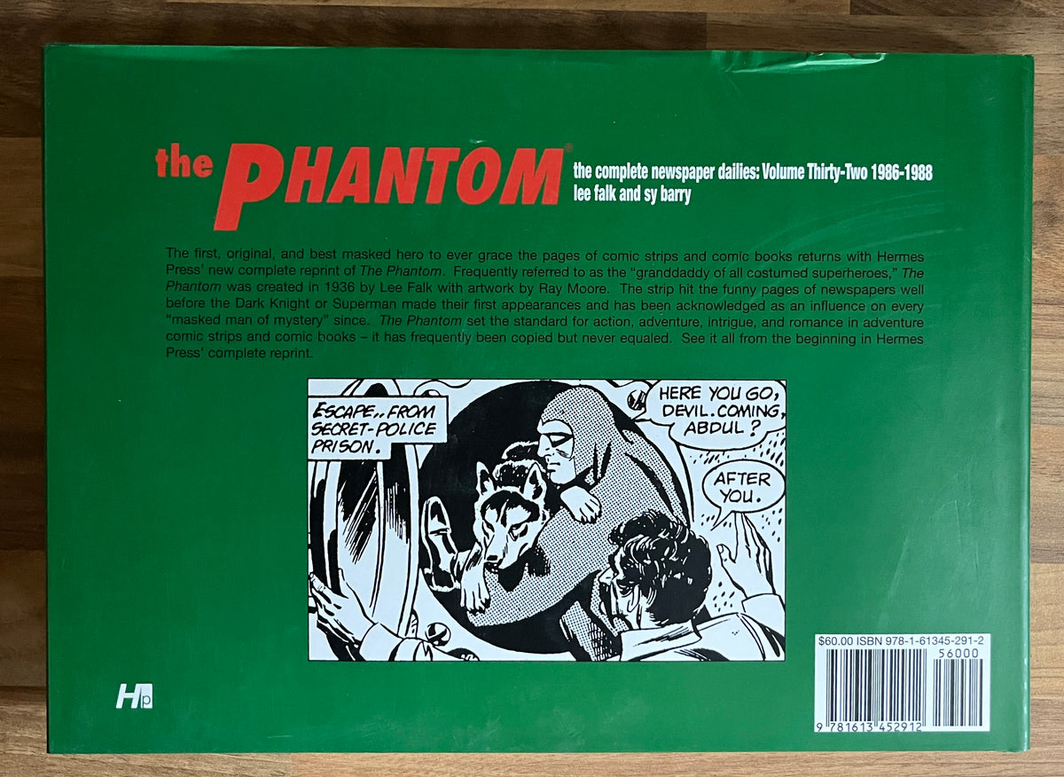 THE PHANTOM COMPLETE NEWSPAPER DAILIES VOL 32, 1986-1988 [HERMES] HC/DJ 2024