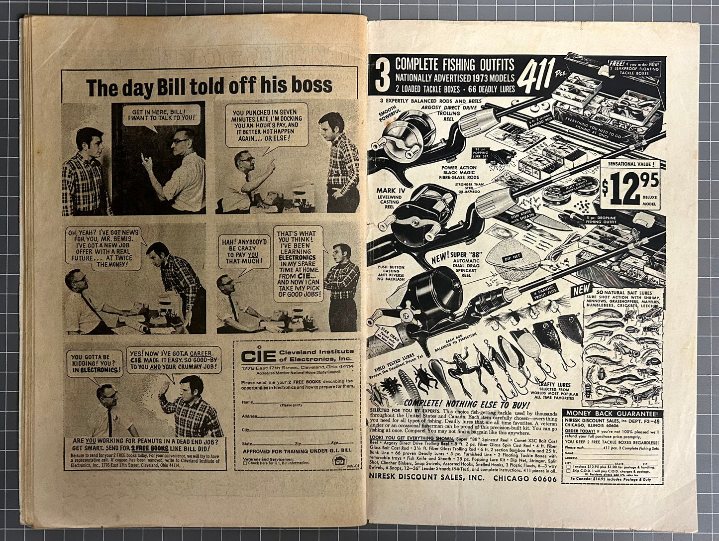 HERO FOR HIRE #12 [MARVEL COMICS] *LUKE CAGE* DIRECT 1973