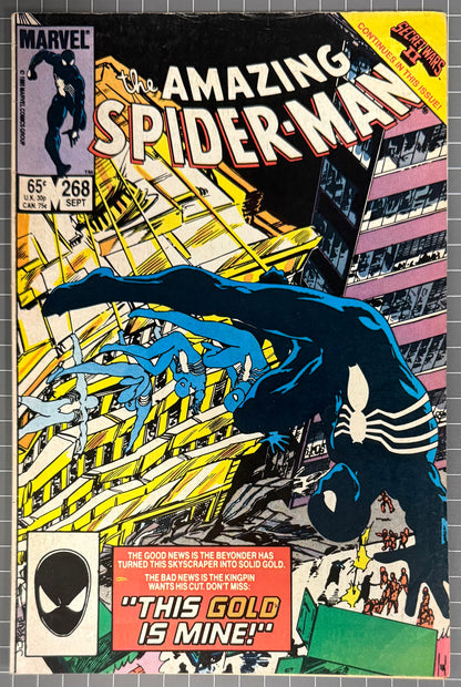 THE AMAZING SPIDER-MAN #268 [MARVEL COMICS] DIRECT 1985 VG/FN