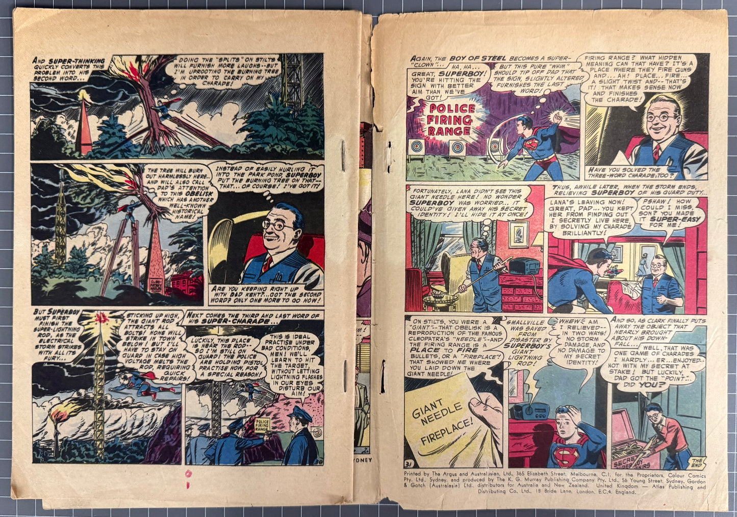 SUPER ADVENTURE COMIC #81 [COLOUR COMICS] AUSTRALIAN PRE-DECIMAL *SCARCE* 1957