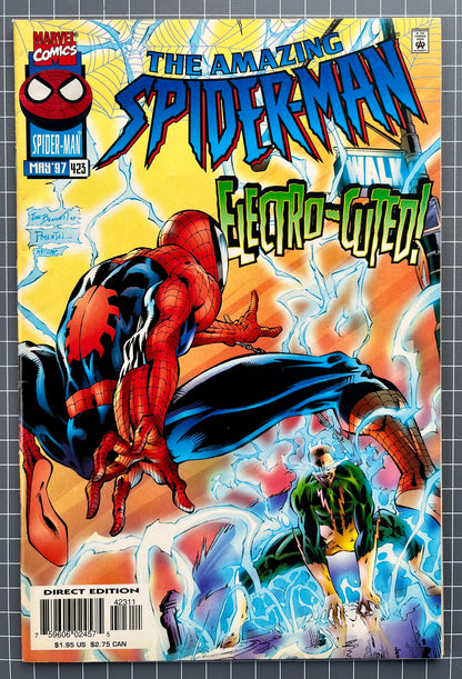 THE AMAZING SPIDER-MAN #423 [MARVEL COMICS] DIRECT 1997 FN/VF