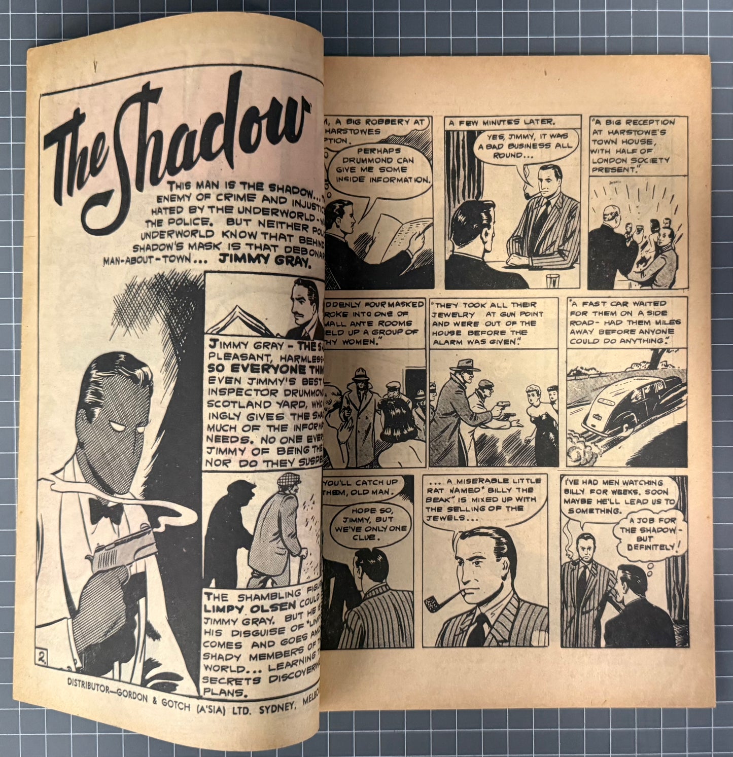 THE SHADOW #68 [FREW PUBLICATIONS] AUSTRALIAN PRE-DECIMAL COMIC 1959