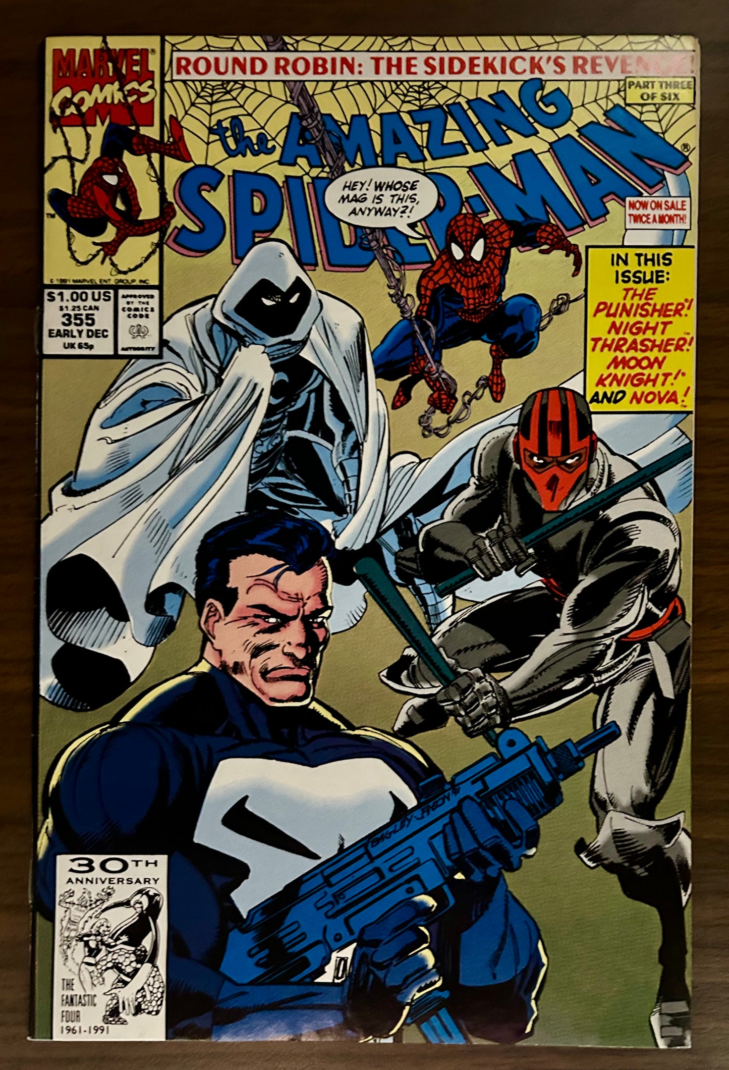 THE AMAZING SPIDER-MAN #355 [MARVEL COMICS] DIRECT 1991