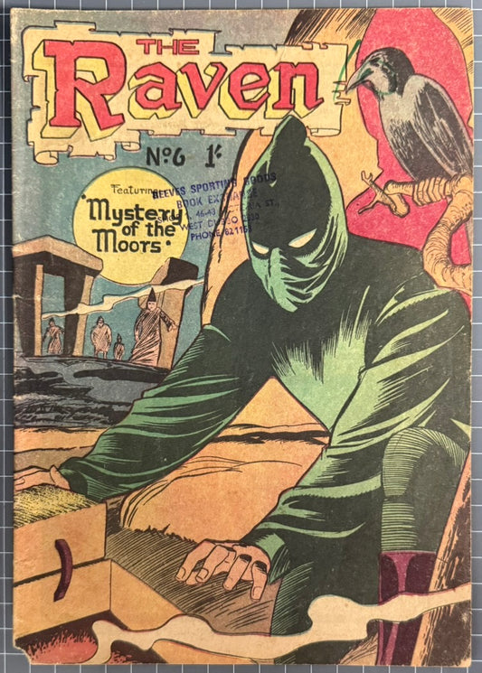 THE RAVEN #6 [YOUNG'S MERCHANDISING CO.] AUSTRALIAN *PAUL WHEELAHAN* COMIC 1962
