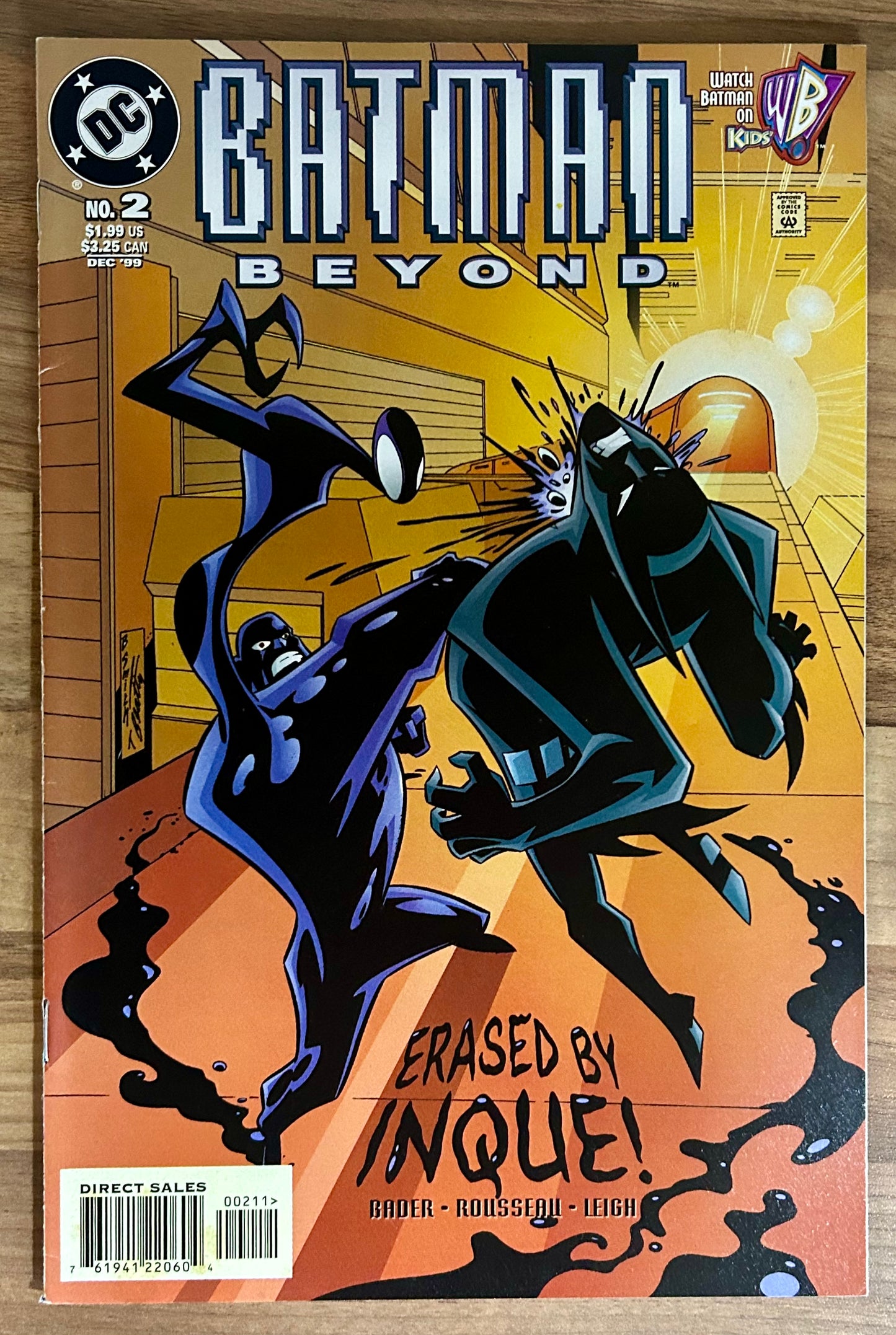 BATMAN BEYOND #2 [DC COMICS] NEWSSTAND 1999 VF+
