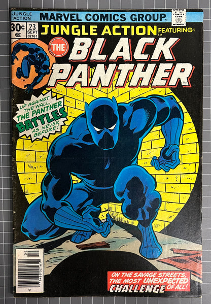 🔑 JUNGLE ACTION #23 [MARVEL COMICS] *COVER ART BY JOHN BYRNE* NEWSSTAND 1976